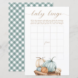 Baby Bingo - Chá de fraldas Russo de outono