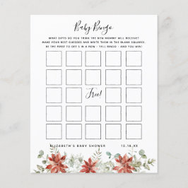 Baby Bingo | Jogo de Chá de fraldas Floral