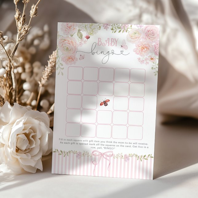 Baby Bingo Love Bug Baby Shower Game (Criador carregado)