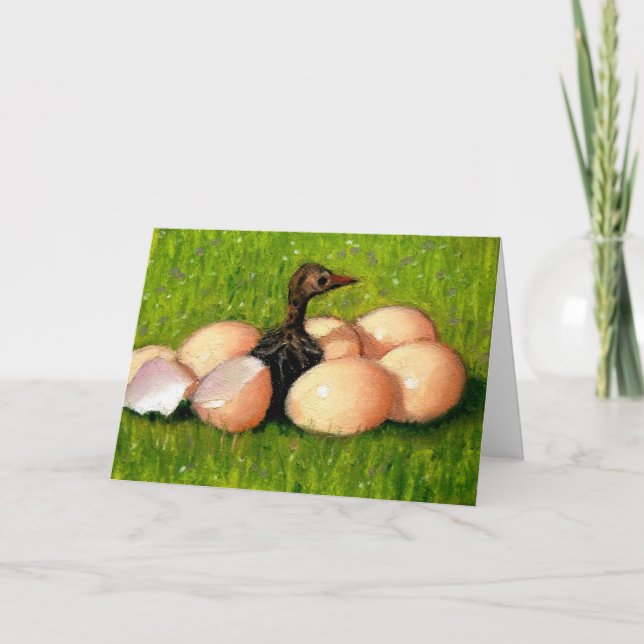 BABY BIRD NEW BABY CARTÃO (Frente)