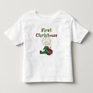 Baby Boy 1rua Camisetas de Natal e presentes