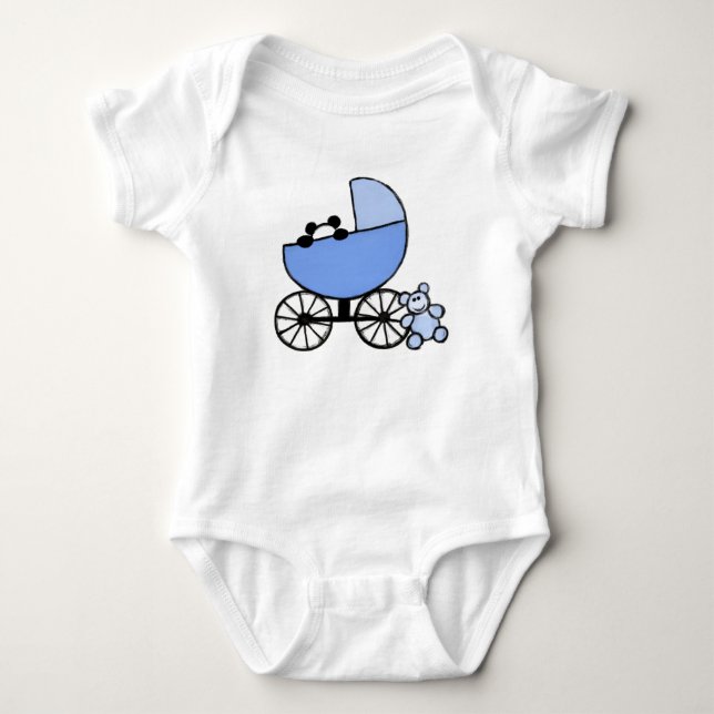 Baby Boy in Cradle - T-shirt (Frente)