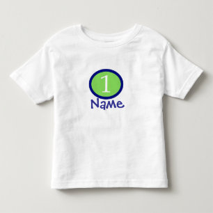 Baby Boy Personalizou a Primeira Camisa de Anivers