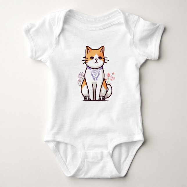 Baby  Cat Lover T-shirt (Frente)