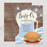 BABY - Convite para Chá de fraldas Q Boys