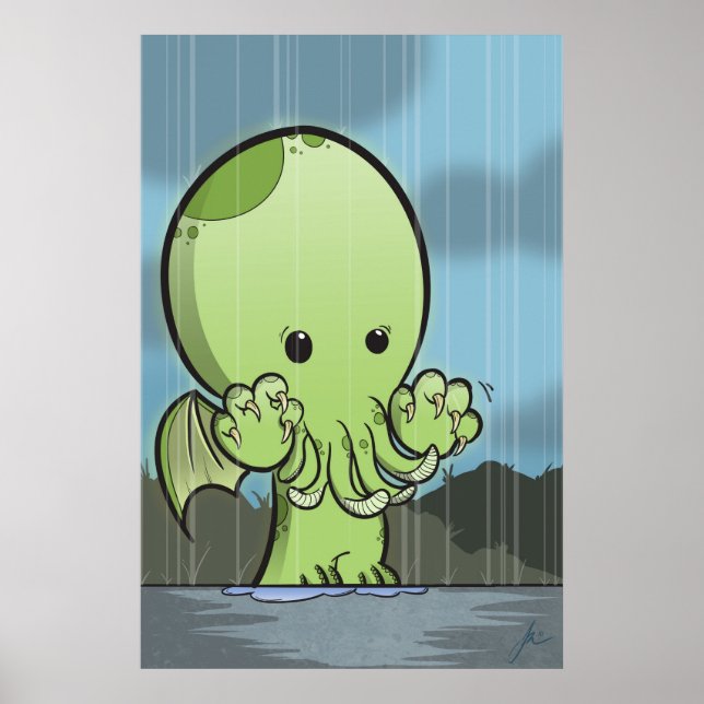 Baby Cthulhu - Poster (Frente)