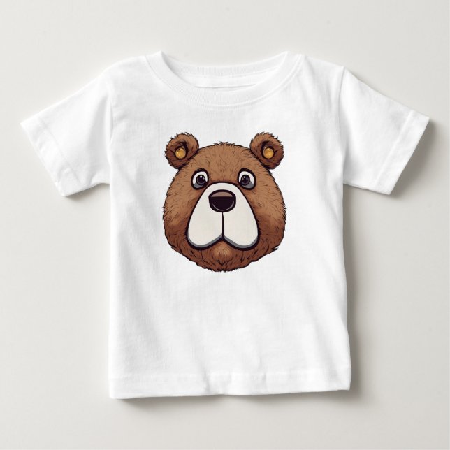 Baby Fine Jersey Teddy Bear T-Shirt (Frente)