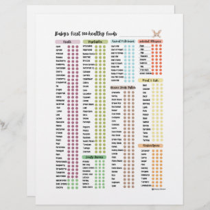 Baby First 100 comidas, comida saudável para bebês