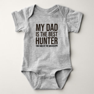 Baby Funny Hunting Jersey Camisa de roupas de beb