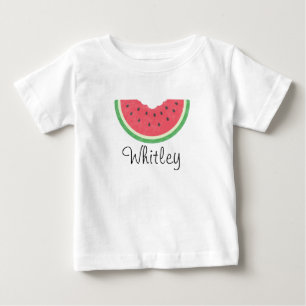 Baby Girls Watercolor Melancia T-Shirt