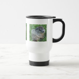 Baby Groundhog/Woodchuck Caneca de viagem