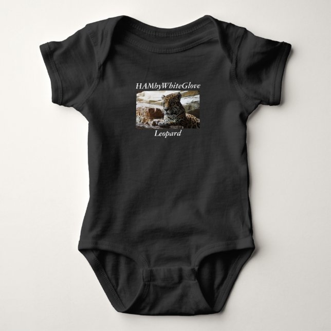 Baby HAMbyWhiteGlove Leopard T-Shirt (Frente)