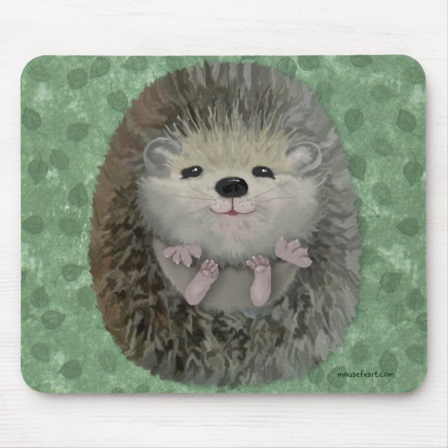 Baby Hedgehog Mousepad (Frente)
