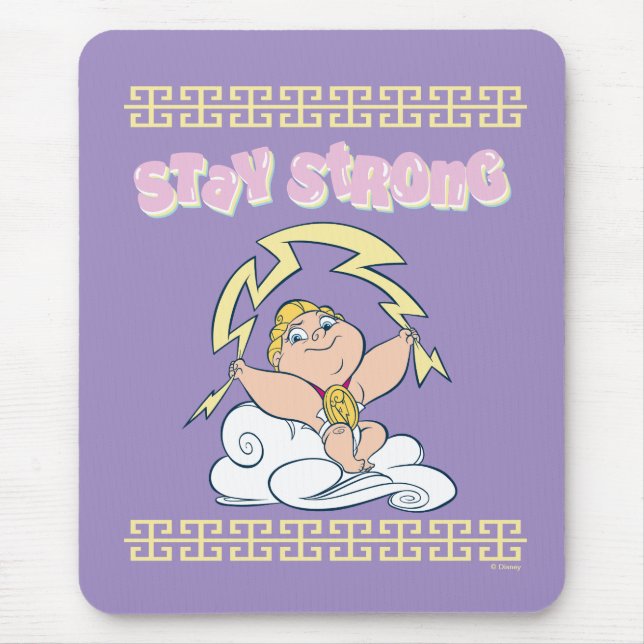 Baby Hercules - Stay Strong Mouse Pad (Frente)