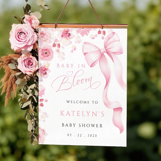 Baby in Bloom Poster | Digital Option Available (Criador carregado)