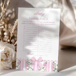 Baby Name Race Baby Love Shack Baby Coquette game