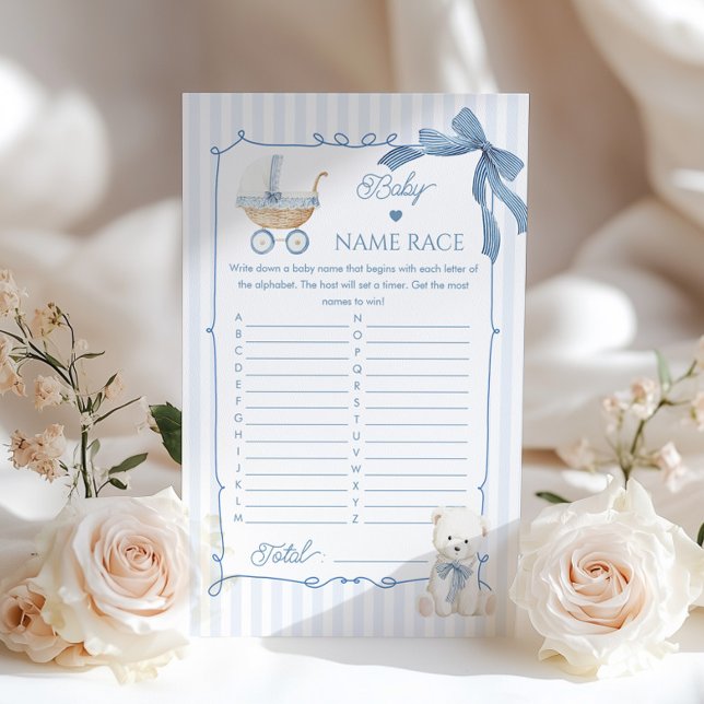 Baby Name Race French Nursery Vintage Carriage (Criador carregado)