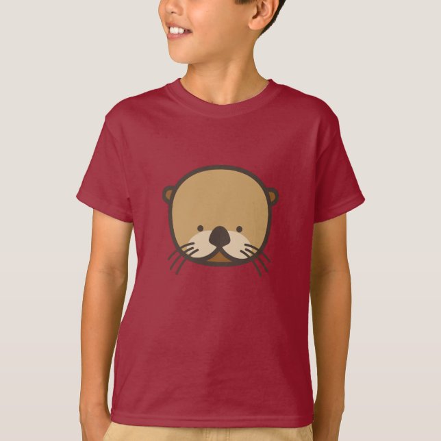 Baby Otter Kids T-Shirt (Frente)