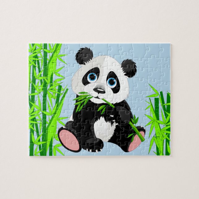 Baby Panda Bear Game Quebra-cabeça (Horizontal)