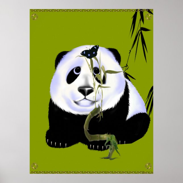 Baby Panda Poster (Frente)