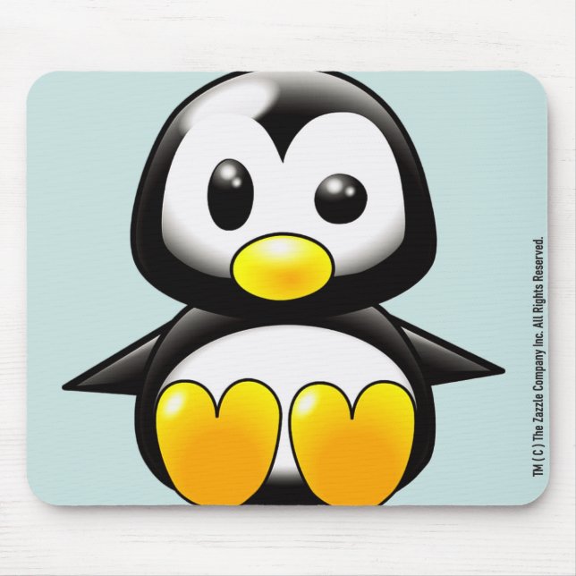 Baby Penguin Mousepad (Frente)