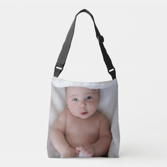 BABY PHOTO TOTE CROSS BODY BAG CUSTOM (Frente)