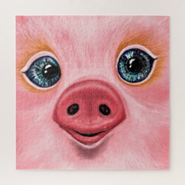 Baby Piglet Jigsee Quebra-cabeça - Sorria (Vertical)