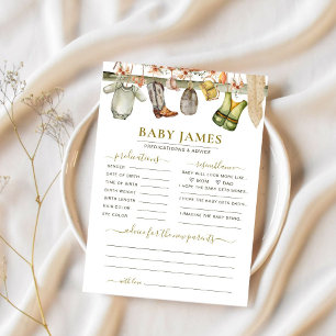 Baby Predictions Reel Excitou Jogo de Chá de Pesca