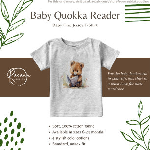 Baby Quokka Reader Baby T-Shirt