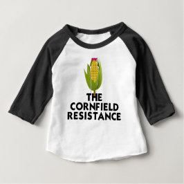 Baby Raglan T-Shirt - The Cornfield Resistance