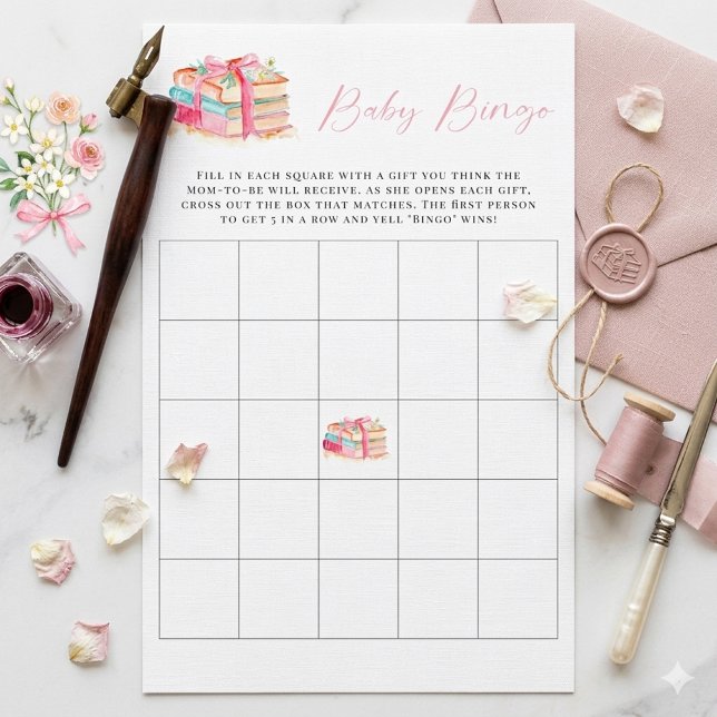 Baby Shower Bingo Game A New Chapter Begins (Criador carregado)