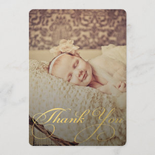 Baby Sip & See Obrigado Anúncio de Nascimento