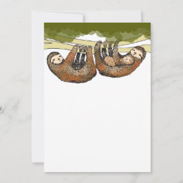 Baby Sloth Chá de fraldas / Novo Anúncio do Bebê