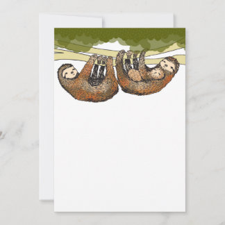 Baby Sloth Chá de fraldas / Novo Anúncio do Bebê