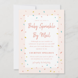 Baby Sprinkle por convite por correio