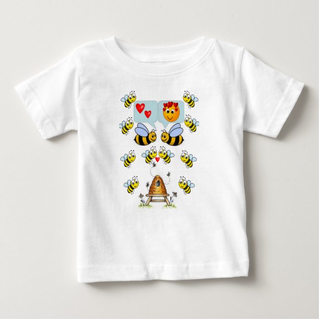 Baby T-Shirt Bumblebee (Frente)