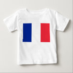 Baby T-Shirt com Bandeira da França<br><div class="desc">Vestir seu pequeno estilo com nossa camiseta de bebê exclusiva com a bandeira da França! Criada com atenção meticulosa aos detalhes, esta camiseta bebê não é apenas uma roupa fofa; é uma celebração da cultura e da herança francesas. A vibrante design mostra de forma proeminente a icônica bandeira francesa, fazer...</div>