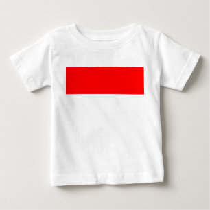 Baby T-Shirt com bandeira da Indonésia