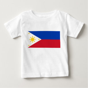 Baby T-Shirt com bandeira das Filipinas