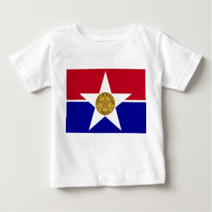 Baby T-Shirt com bandeira de Dallas, EUA