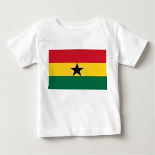 Baby T-Shirt com bandeira de Gana