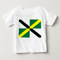 Baby T-Shirt com bandeira de Monterey City, EUA