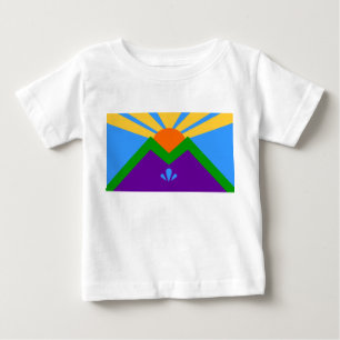 Baby T-Shirt com bandeira de Primavera Manitou
