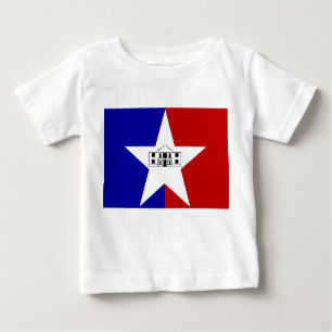 Baby T-Shirt com bandeira de San Antonio, EUA