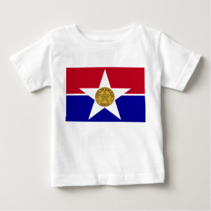 Baby T-Shirt com Flag de Dallas, EUA