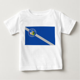 Baby T-Shirt com Flag of Las Vegas City, EUA