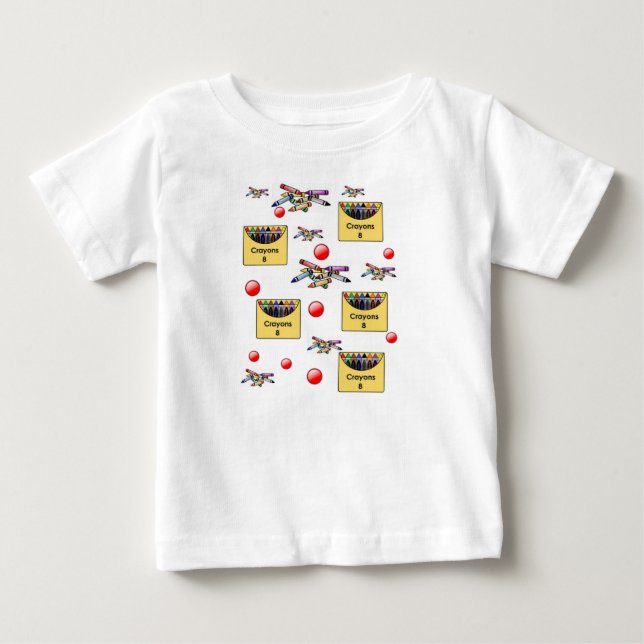 Baby T-Shirt Crayon (Frente)