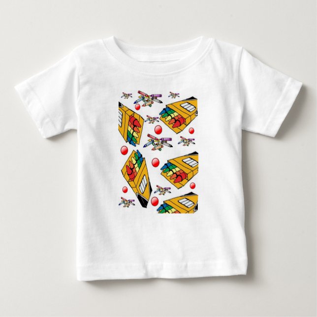 Baby T-Shirt Crayon (Frente)
