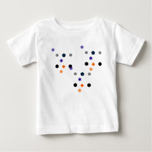 Baby T-Shirt - Design Geométrico Única