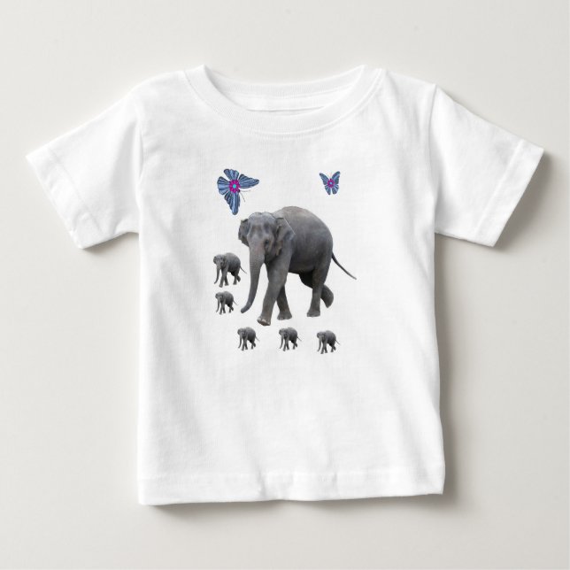 Baby T-Shirt Elephant (Frente)